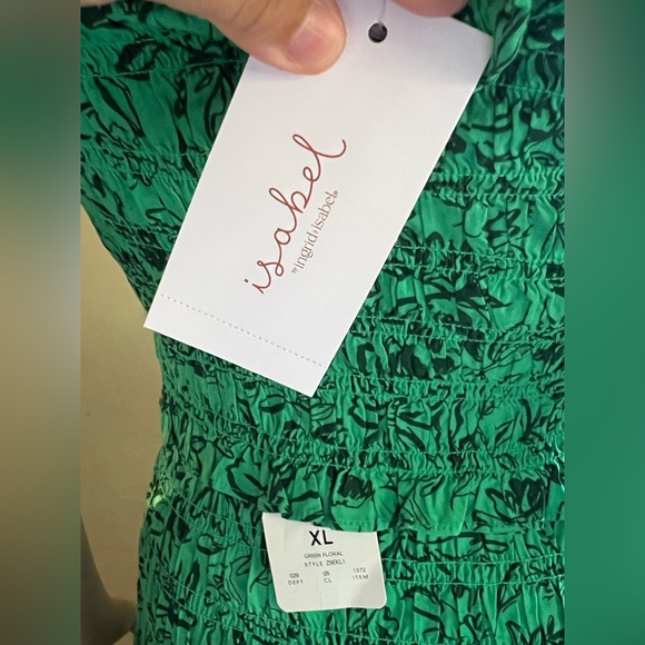 Ingrid & Isabel Teal Floral A-Line Skirt Set - Picture 6 of 7